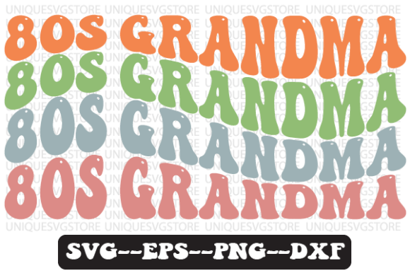 80s Grandma Wavy Retro Svg Design Review