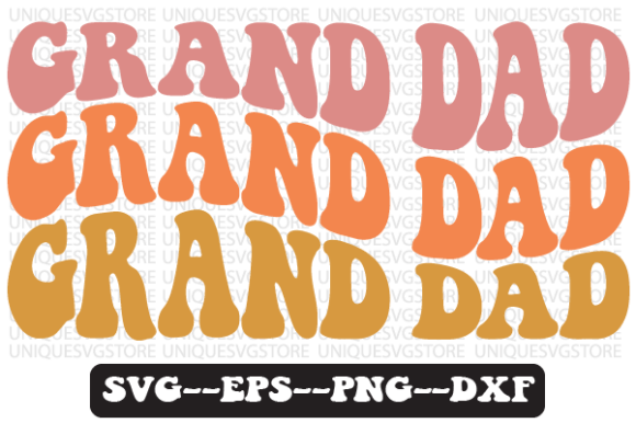 Grand Dad Wavy Retro Svg Design Review