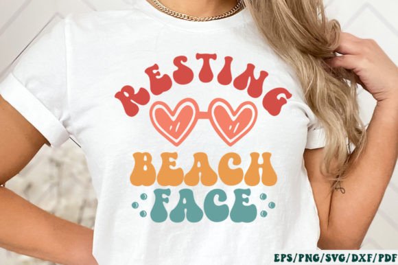 Resting Beach Face Retro SVG Review